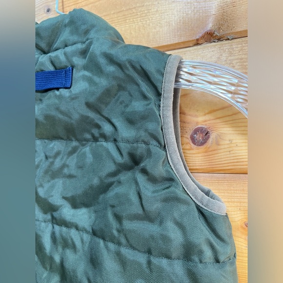 GAP Baby Zipper Front Fleece-Lined Puffer Vest Toddler 2T Green - Picture 3 of 7